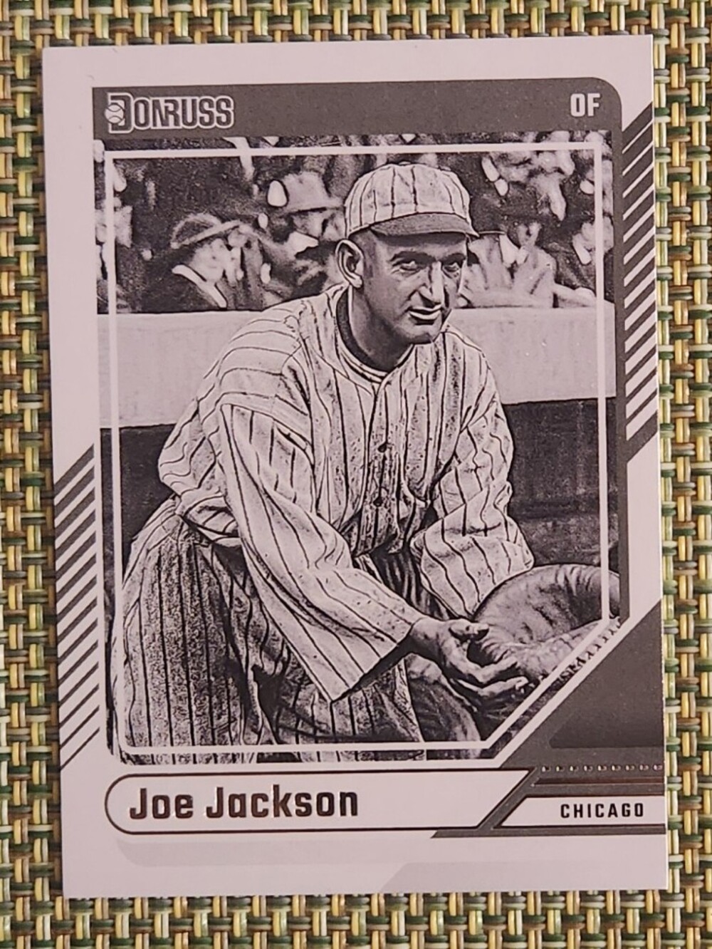 Joe Jackson Vintage Style Baseball Card